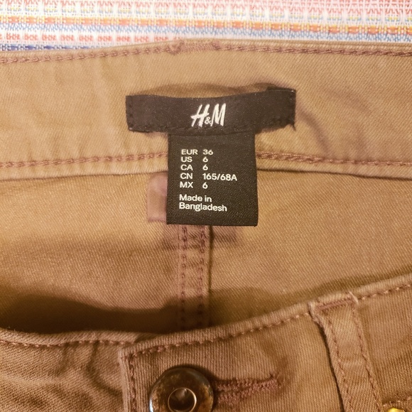 H&M Tribal Print Khaki Pants 6 - Picture 3 of 6